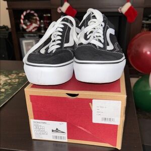 Black and White Sneakers